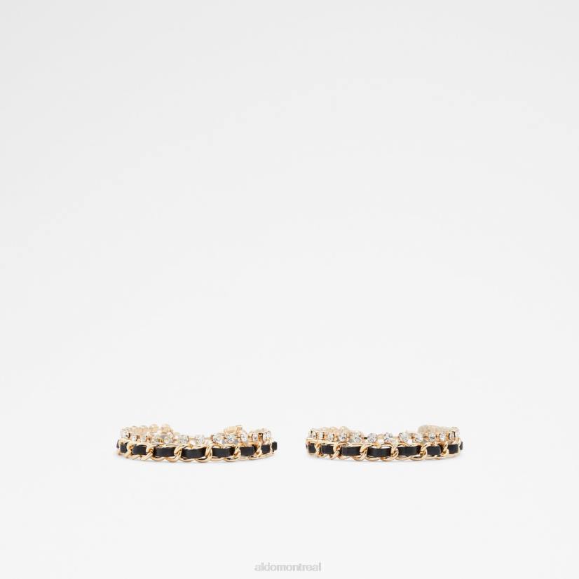Aldo footwear sale VD8R10585 Aldo umardodan accessoire de chaussure mode noir-or multi