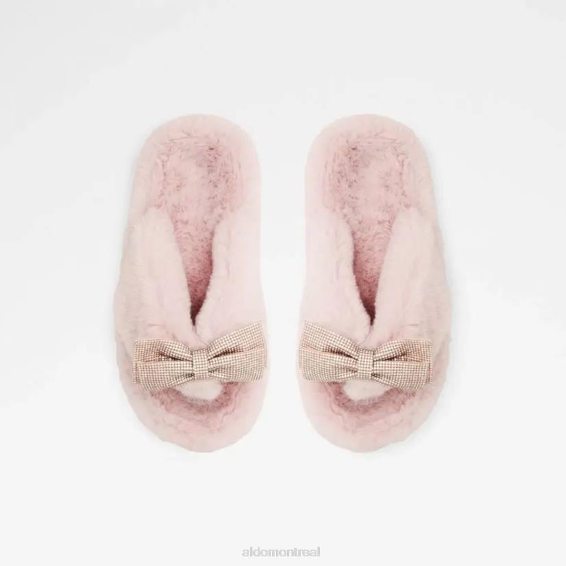 Aldo france VD8R5471 Aldo bowpouf accessoires femme pantoufle rose clair mode