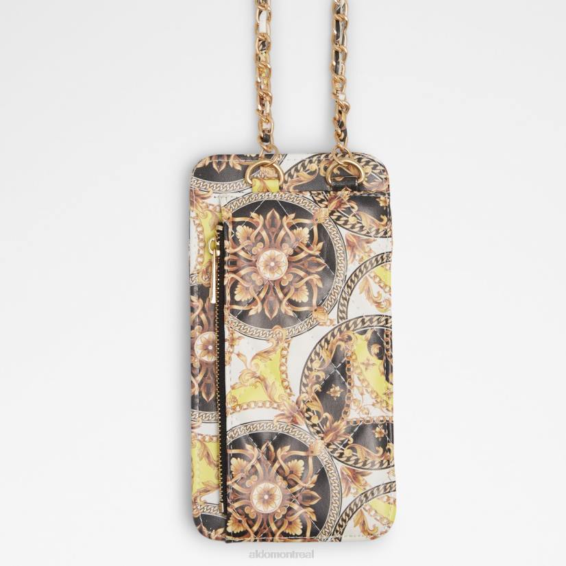 Aldo footwear VD8R4354 Aldo Yaegan support de téléphone portable mode noir-argent multi