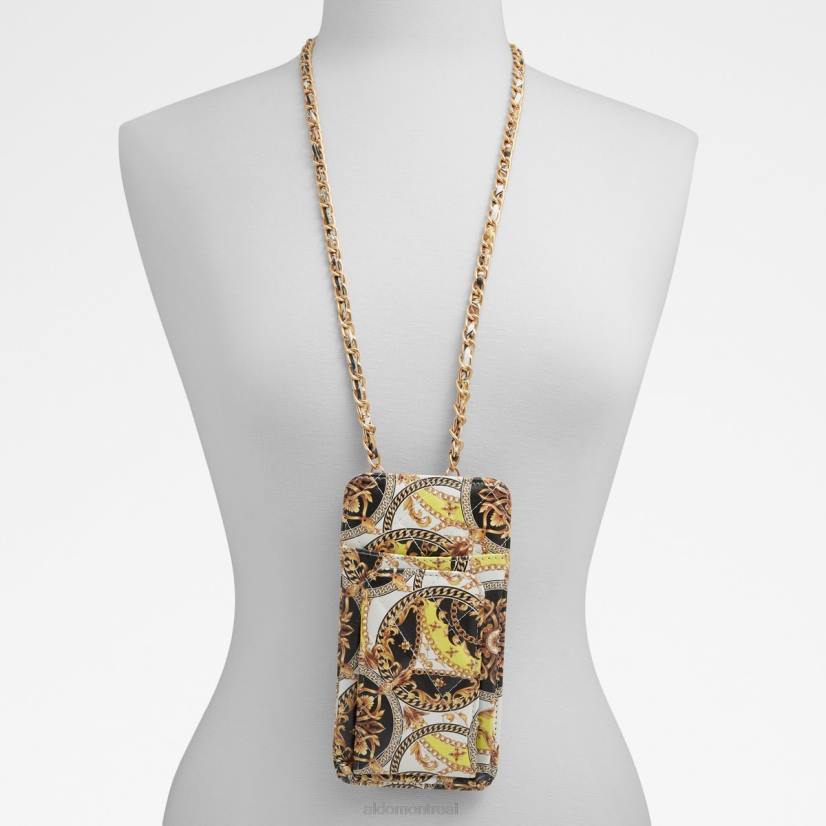 Aldo footwear VD8R4354 Aldo Yaegan support de téléphone portable mode noir-argent multi