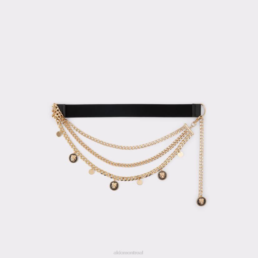 Aldo france VD8R10651 Aldo ceinture multi mireinwan noir-or mode