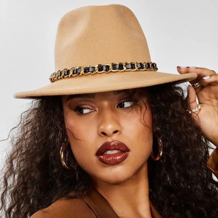 Aldo france VD8R5446 Aldo accessoires femme wesley beige moyen chapeau fedora mode