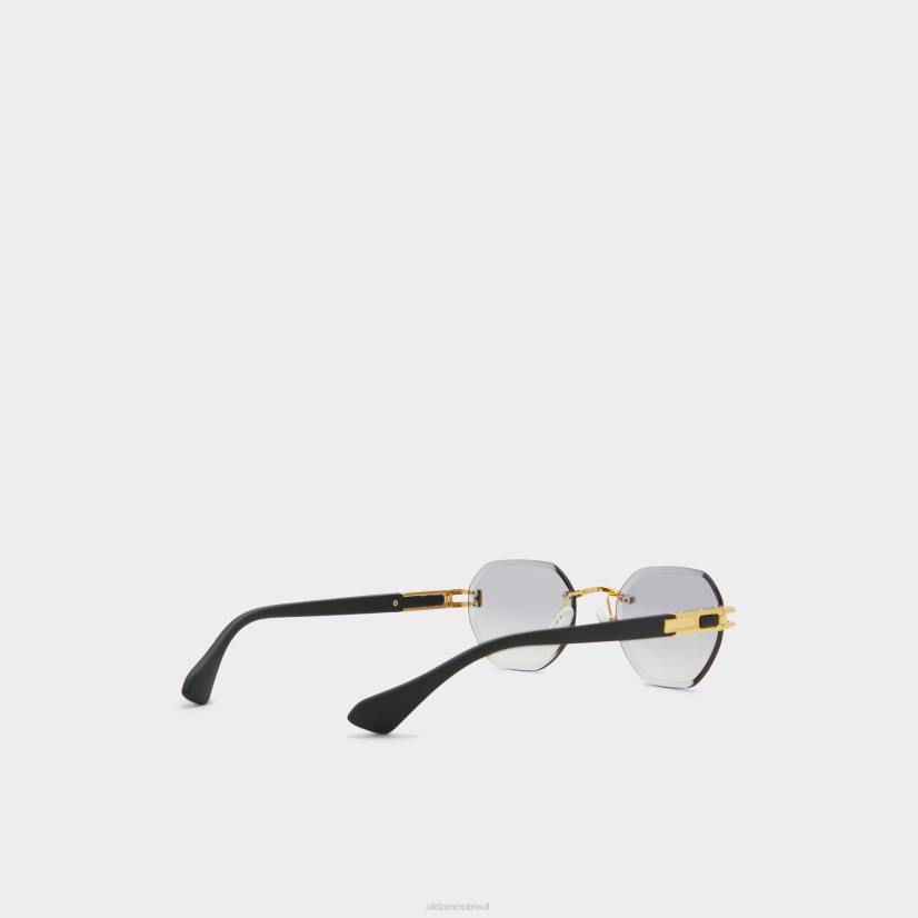 Aldo footwear VD8R11209 Aldo lunettes de soleil rondes hassaleh à la mode dorées