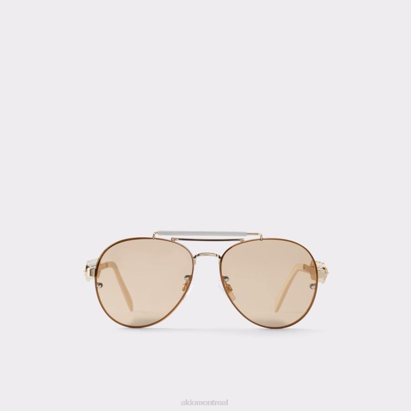 Aldo footwear VD8R4169 Aldo mode unoe lunettes de soleil rondes or