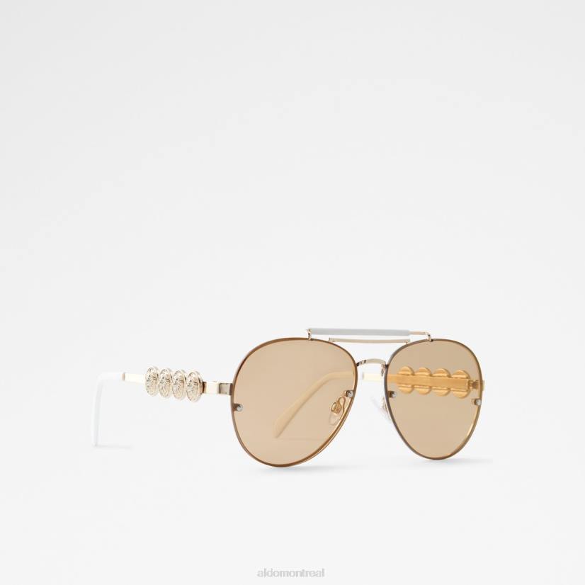 Aldo footwear VD8R4169 Aldo mode unoe lunettes de soleil rondes or