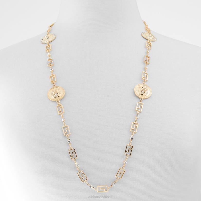 Aldo footwear sale VD8R10515 Aldo chaîne de lunettes de soleil Adrilas multi-mode dorée et transparente