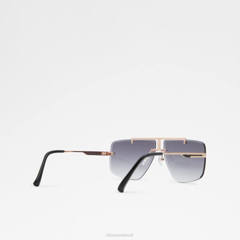 Aldo footwear sale VD8R11275 Aldo lunettes de soleil multi silikatu noir-or mode