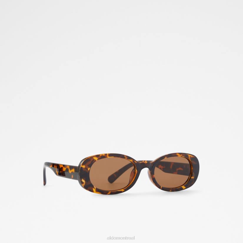 Aldo france VD8R10401 Aldo lunettes de soleil rondes onoren marron à la mode