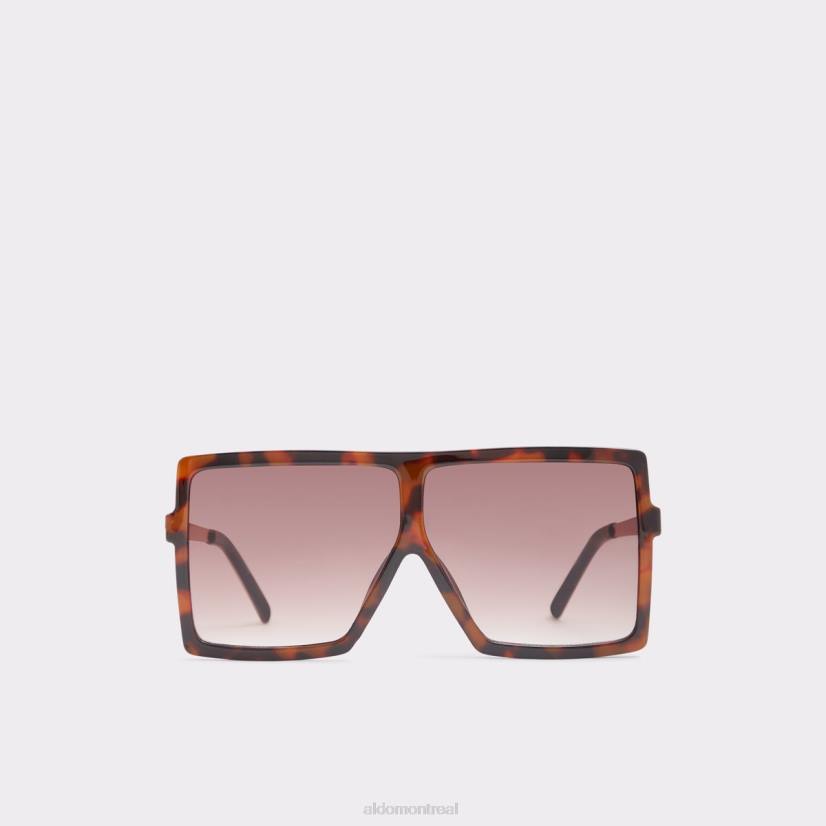 Aldo france VD8R4176 Aldo lunettes de soleil carrées truwin marron à la mode
