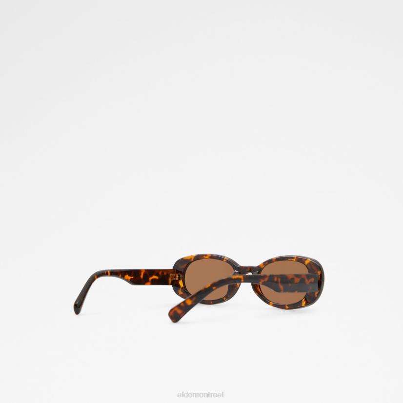 Aldo france VD8R4321 Aldo onoren lunettes de soleil rondes marron mode