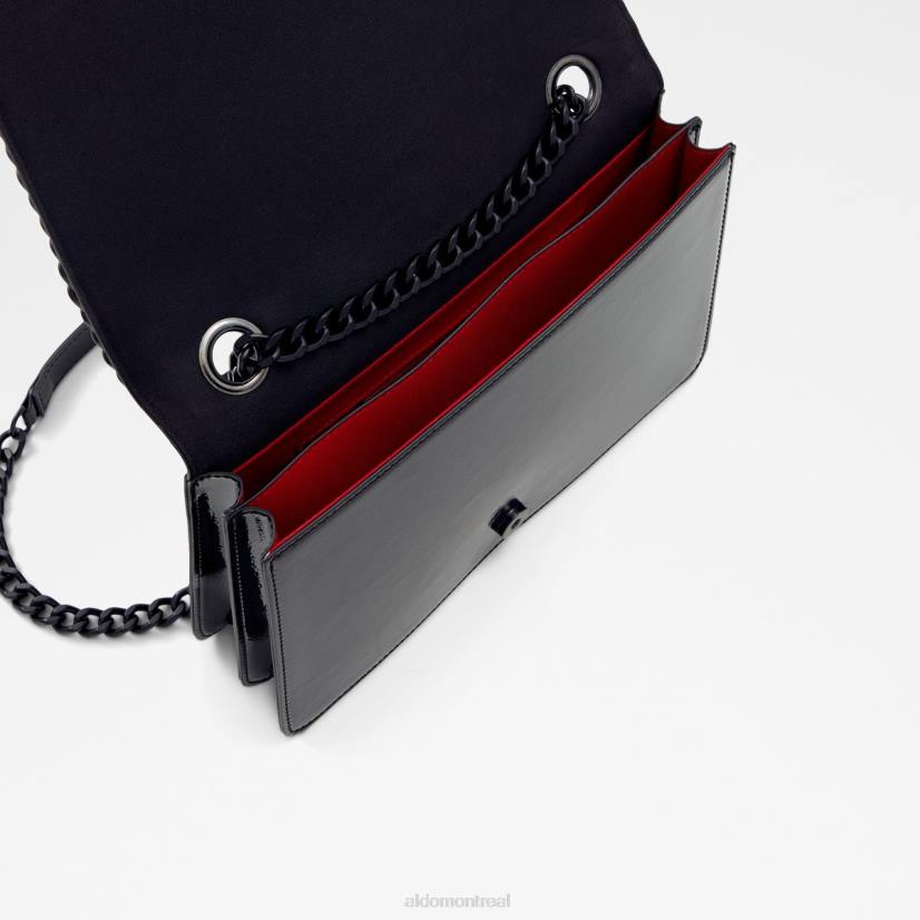 Aldo footwear VD8R10004 Aldo sac à bandoulière greenwald verni synthétique noir à la mode