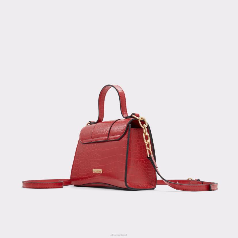 Aldo footwear VD8R3754 Aldo Sac à poignée supérieure attunga rouge à la mode, nouvel arrivage