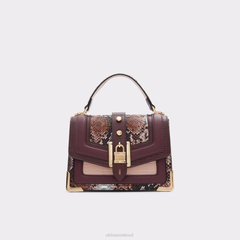 Aldo footwear VD8R3779 Aldo Nouveauté iconilock sac à poignée supérieure mode bordo