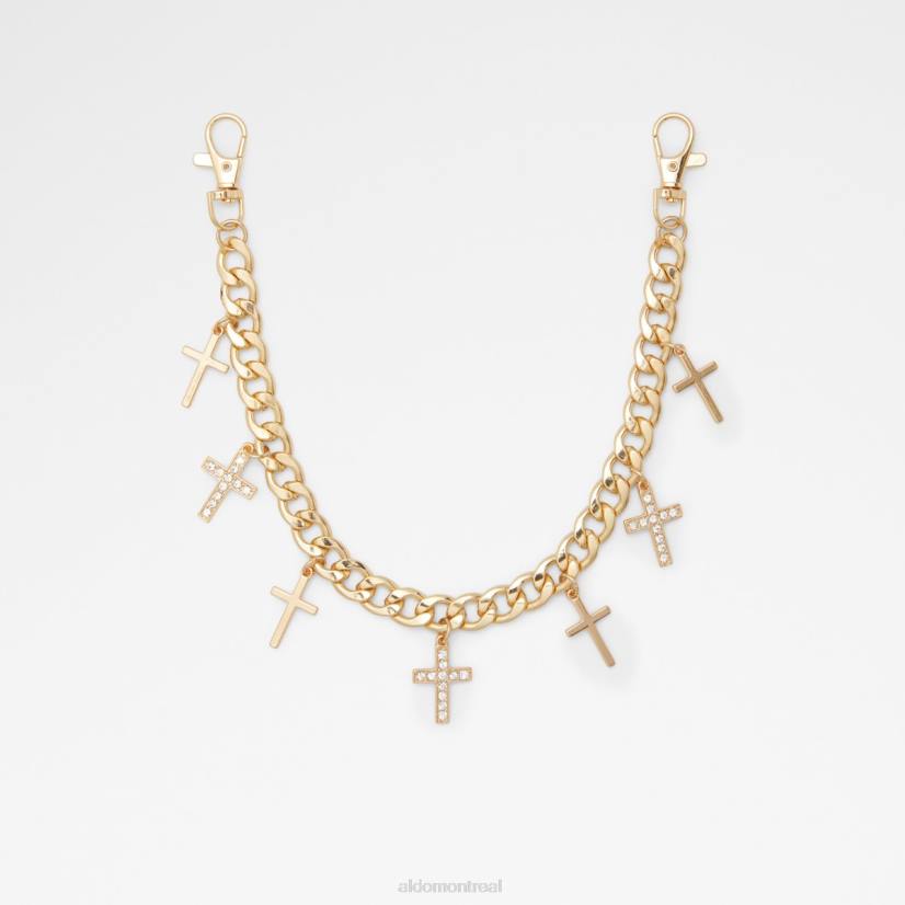 Aldo footwear VD8R4284 Aldo chaîne de sac à main Kadathinni multi-mode dorée et transparente