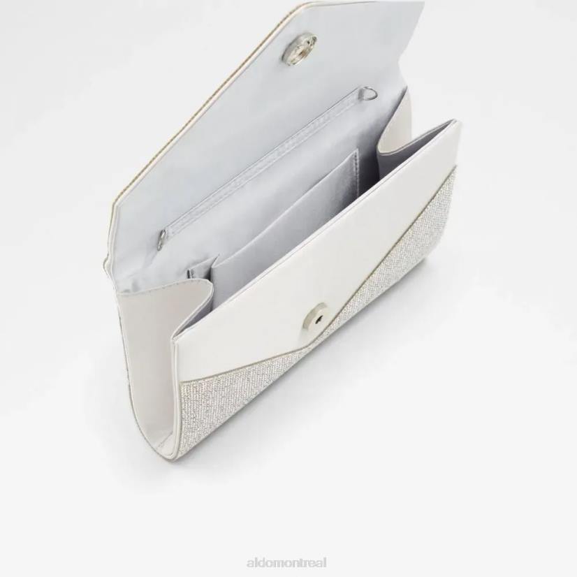 Aldo footwear VD8R5214 Aldo Pochette à main argentée pour femmes, pochette à la mode