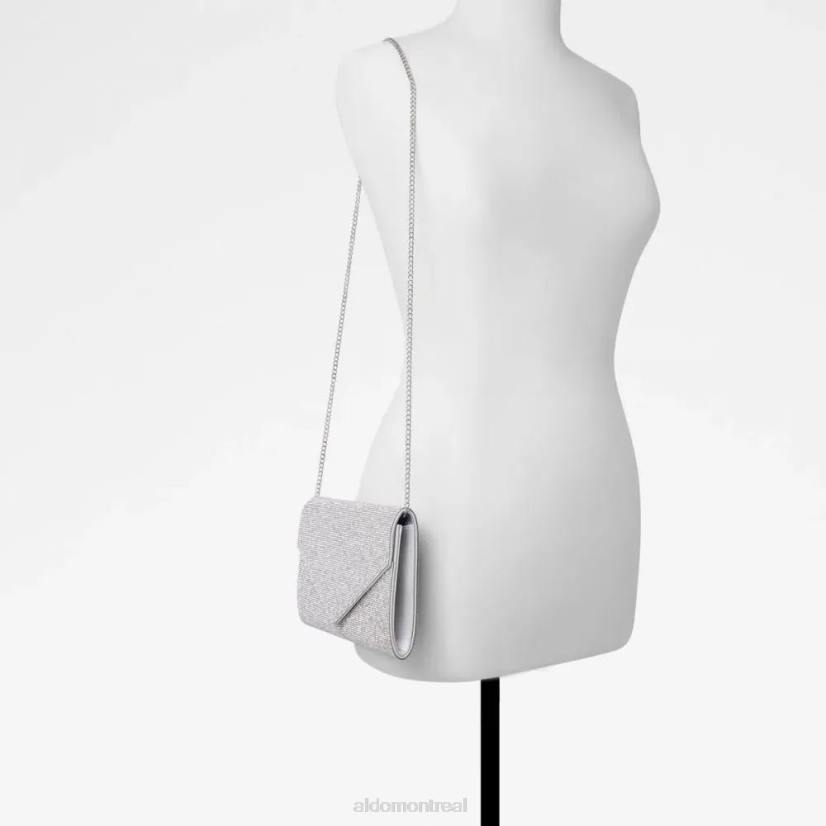 Aldo footwear VD8R5214 Aldo Pochette à main argentée pour femmes, pochette à la mode