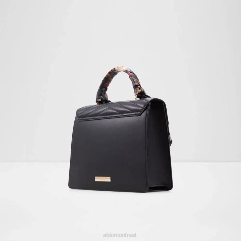 Aldo footwear VD8R5229 Aldo Sac à main noir aéré pour femmes, poignée supérieure à la mode
