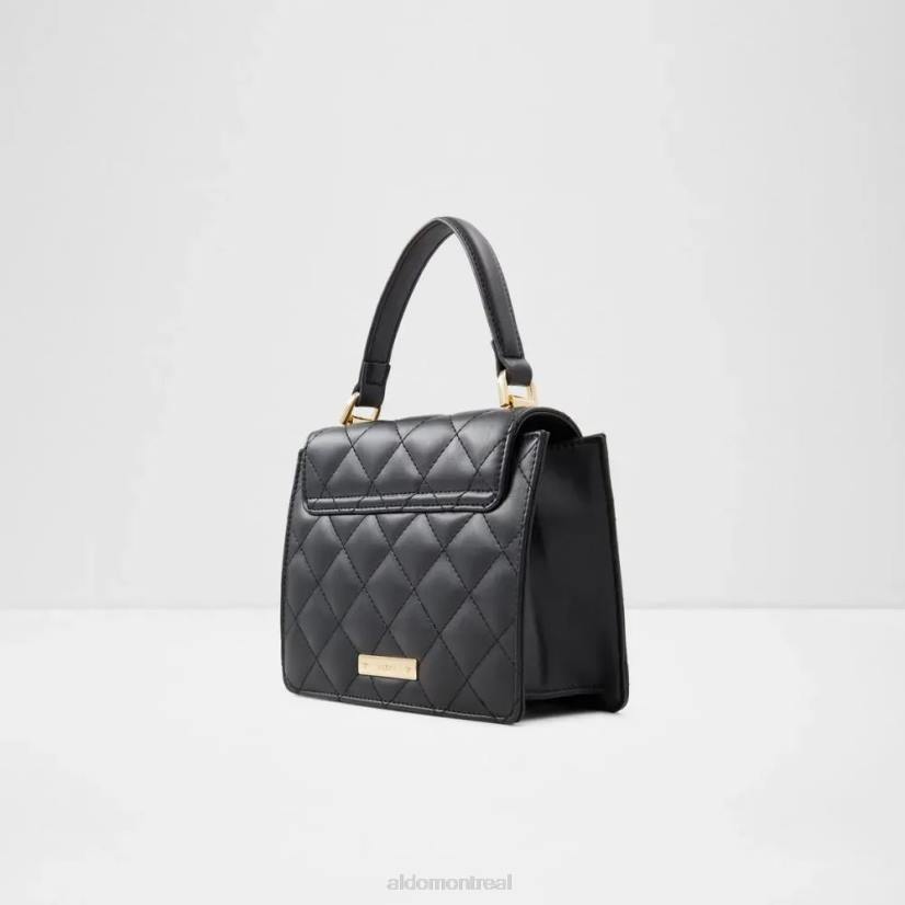 Aldo footwear VD8R5309 Aldo Sac à main tendance en cady noir pour femmes, poignée supérieure