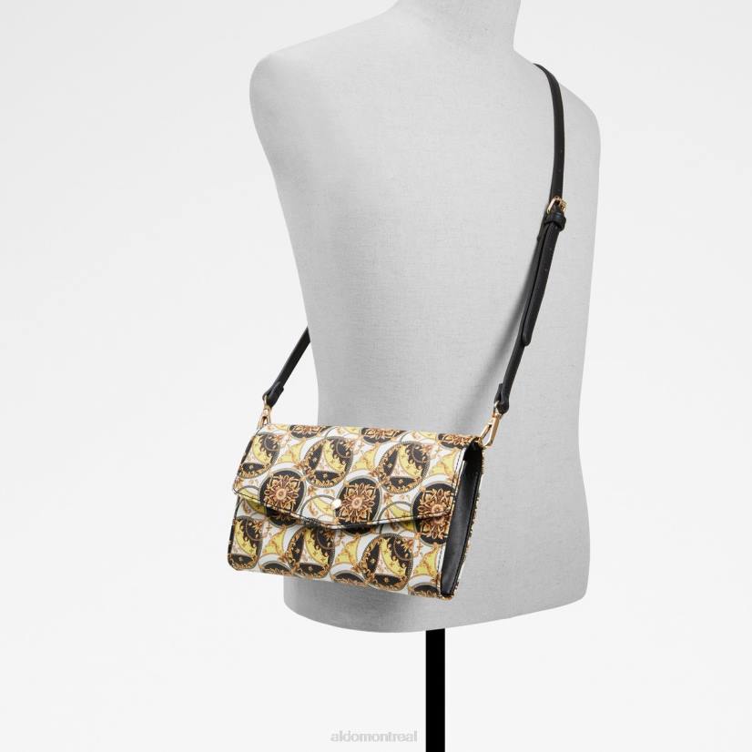 Aldo footwear sale VD8R3820 Aldo portefeuille caenia multi mode noir-or