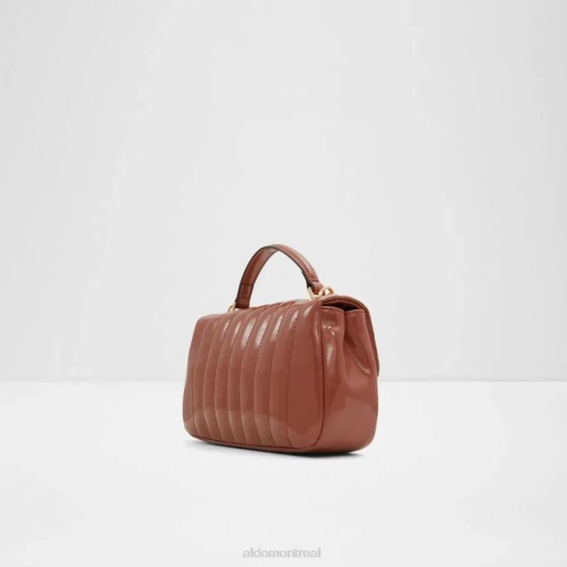 Aldo france sac VD8R5277 Aldo sac à main tendance pour femme Hays marron foncé avec poignée supérieure