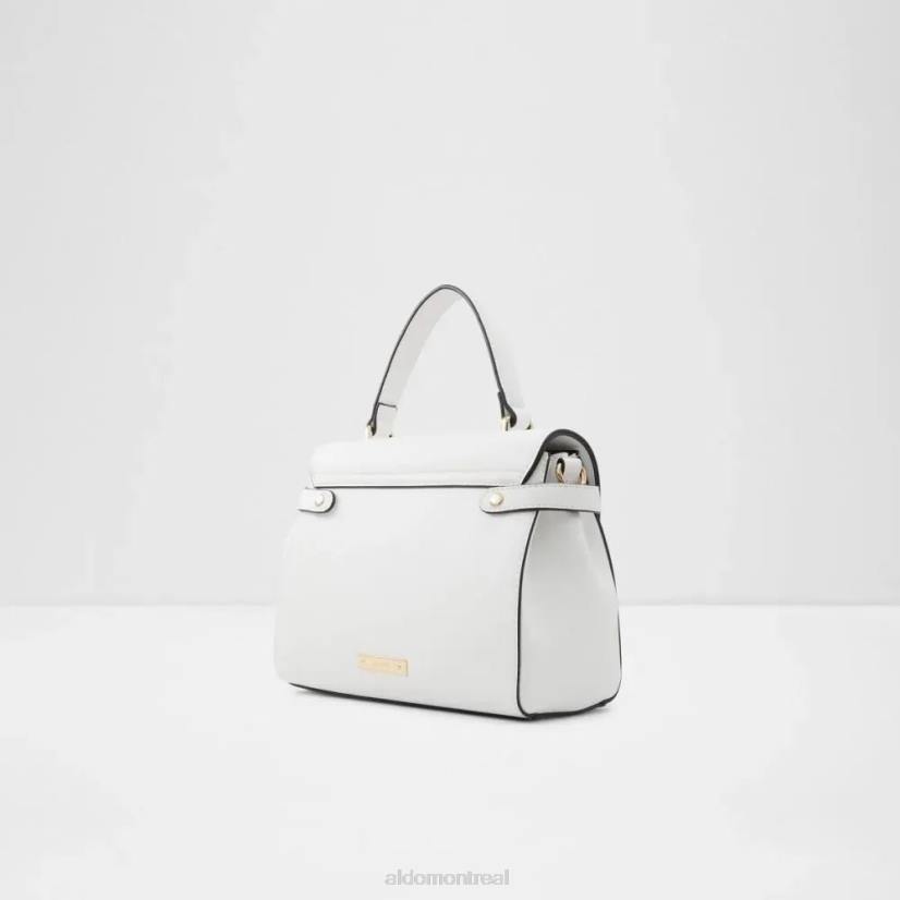 Aldo france sac VD8R5307 Aldo Sac à main à la mode pour femmes, fresca blanc, poignée supérieure