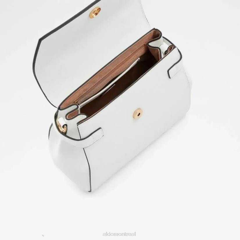 Aldo france sac VD8R5307 Aldo Sac à main à la mode pour femmes, fresca blanc, poignée supérieure