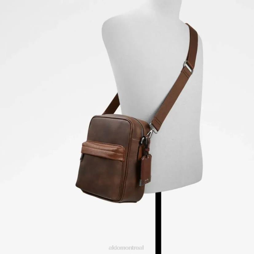 Aldo france sac VD8R6477 Aldo woebard sac à main homme cross body fashion marron