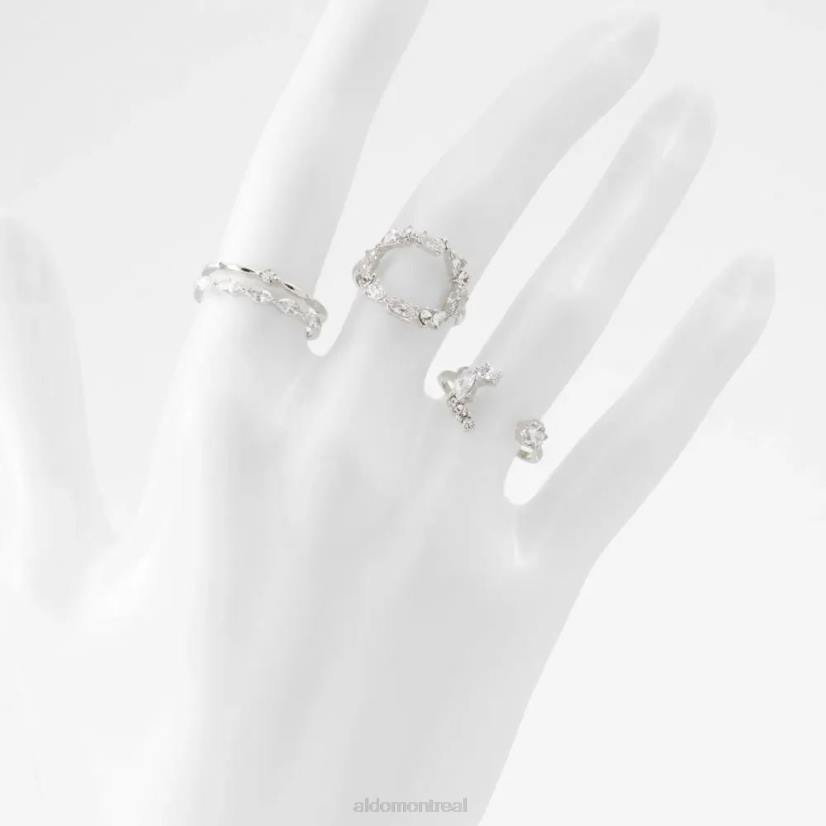 Aldo footwear sale VD8R6235 Aldo Bague d'accessoires pour femmes, argent/clair, multi selam, à la mode