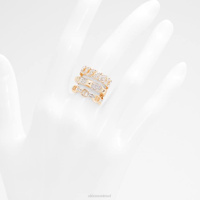 Aldo france VD8R10186 Aldo febriclyaw bague mode doré-clair multi