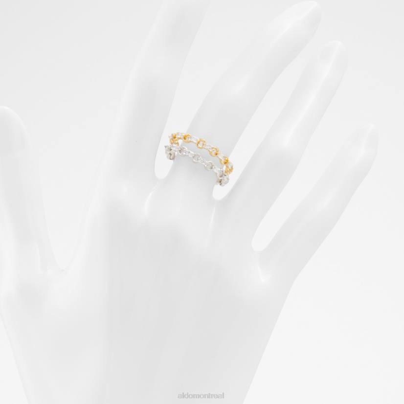 Aldo france VD8R4356 Aldo gliranna anneaux empilables mode métallique multi