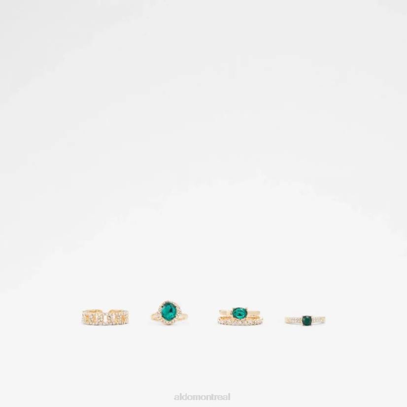 Aldo france chaussures homme VD8R5408 Aldo crohatlan accessoires femme bague mode vert foncé