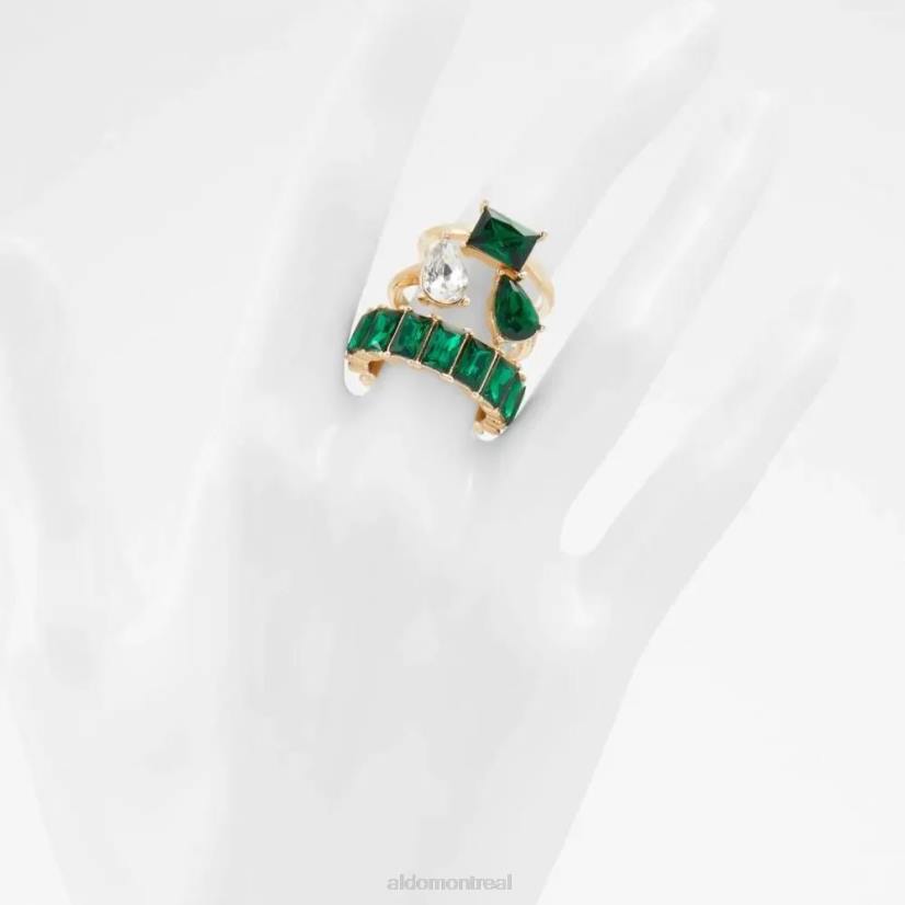 Aldo france chaussures homme VD8R5413 Aldo bague d'accessoires pour femmes gwareri de mode vert foncé