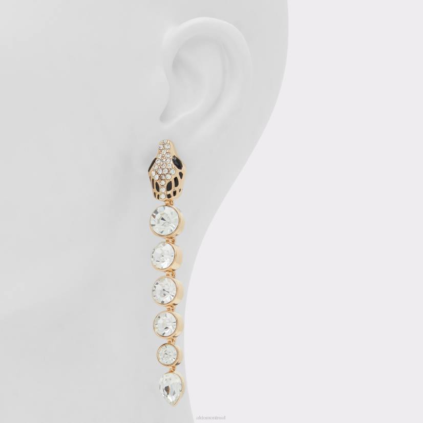 Aldo footwear sale VD8R10160 Aldo Mode nouveauté boucles d\'oreilles serpino noir-or multi