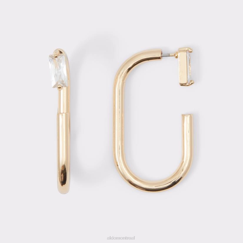 Aldo footwear sale VD8R4035 Aldo boucles d'oreilles loupe de la dernière chance mode doré-transparent multi