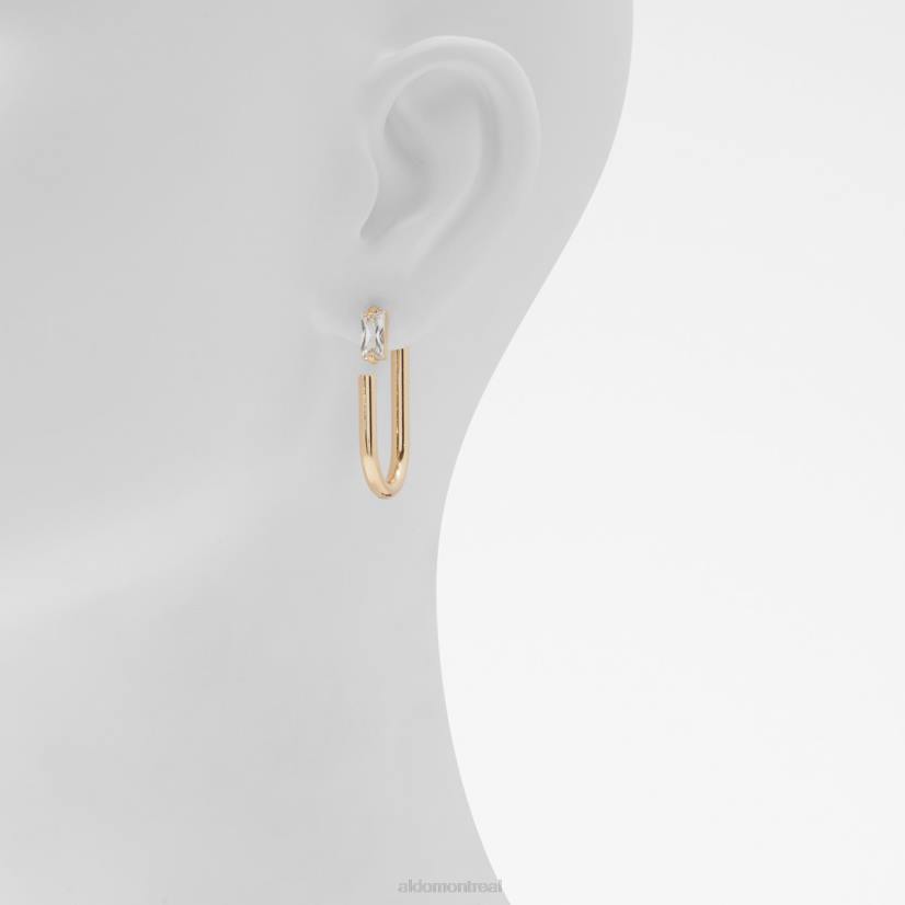 Aldo footwear sale VD8R4035 Aldo boucles d\'oreilles loupe de la dernière chance mode doré-transparent multi