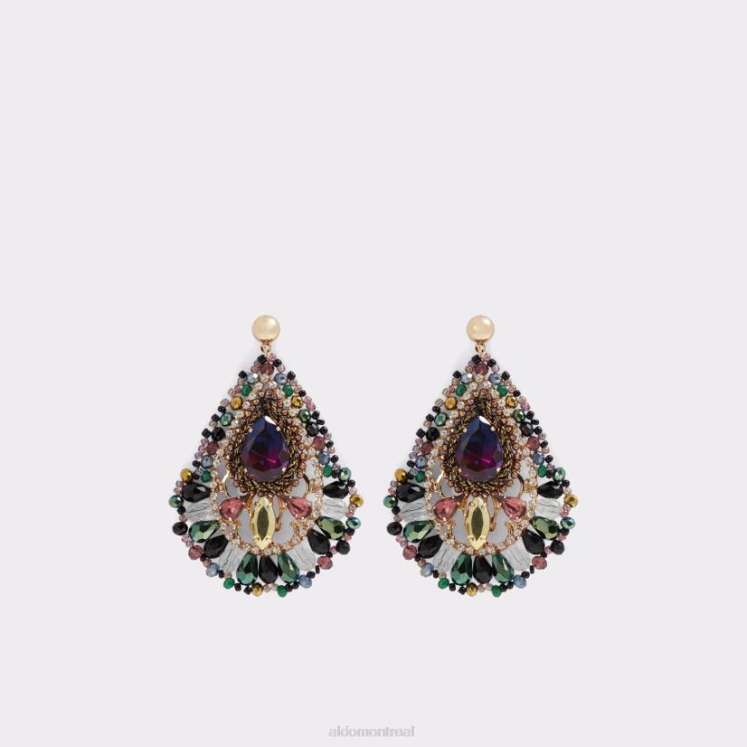Aldo france VD8R10116 Aldo Boucles d'oreilles pendantes toama violettes, dernière chance, à la mode