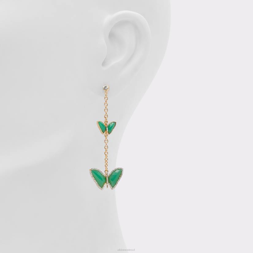 Aldo france VD8R10381 Aldo boucles d\'oreilles pendantes alerelia mode vert moyen dernière chance