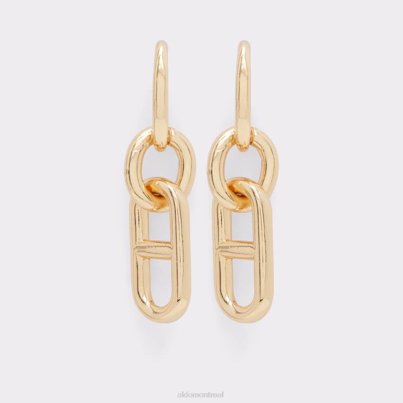 Aldo france VD8R10431 Aldo boucles d'oreilles ellipsa en or de la dernière chance