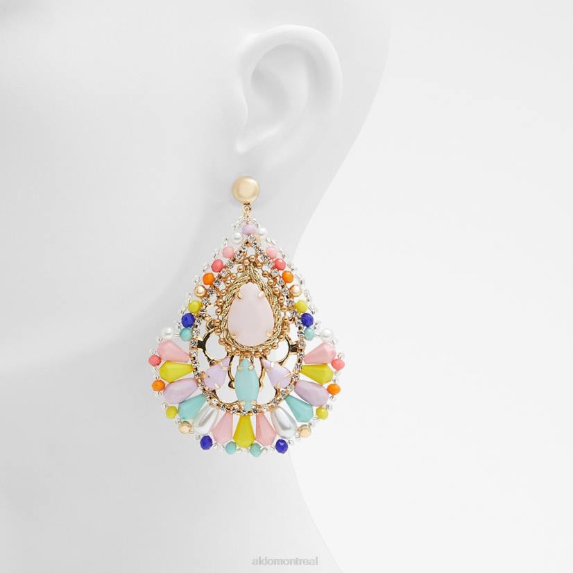 Aldo france VD8R4341 Aldo Boucles d\'oreilles lustre toammaa jaune dernière chance, mode