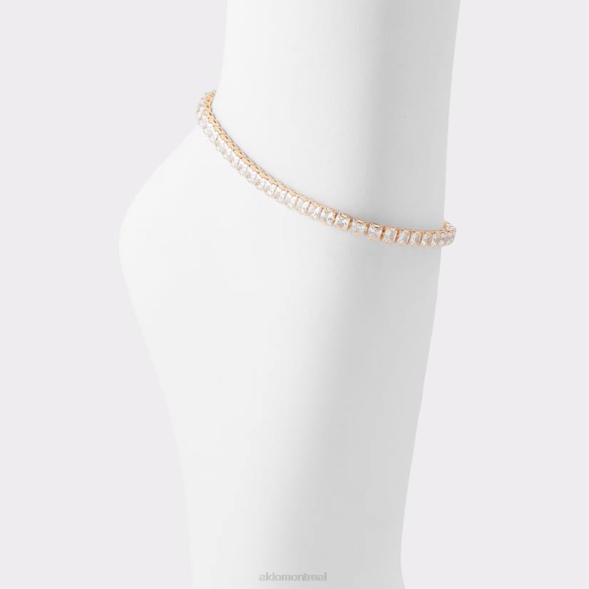 Aldo france chaussures homme VD8R10623 Aldo bracelet de cheville multi valentinaw doré et transparent