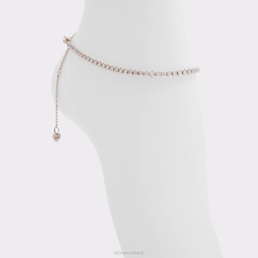Aldo france sac VD8R4282 Aldo bracelet de cheville multi-asodith argenté et transparent