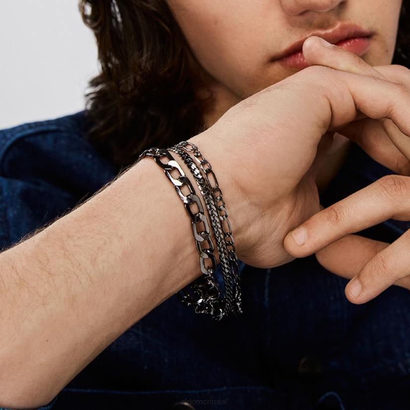 Aldo footwear sale VD8R4810 Aldo bracelet multi maldini mode noir-argent