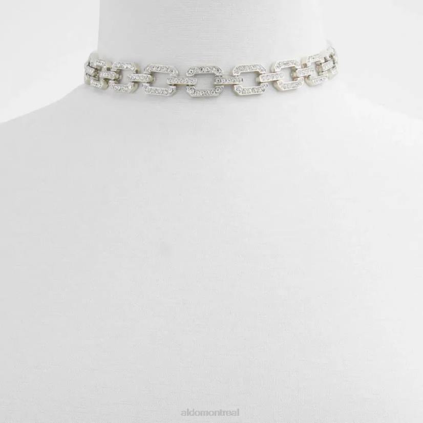 Aldo france VD8R6251 Aldo Bracelet multi-accessoires pour femmes, argent/clair, à la mode, afomahar