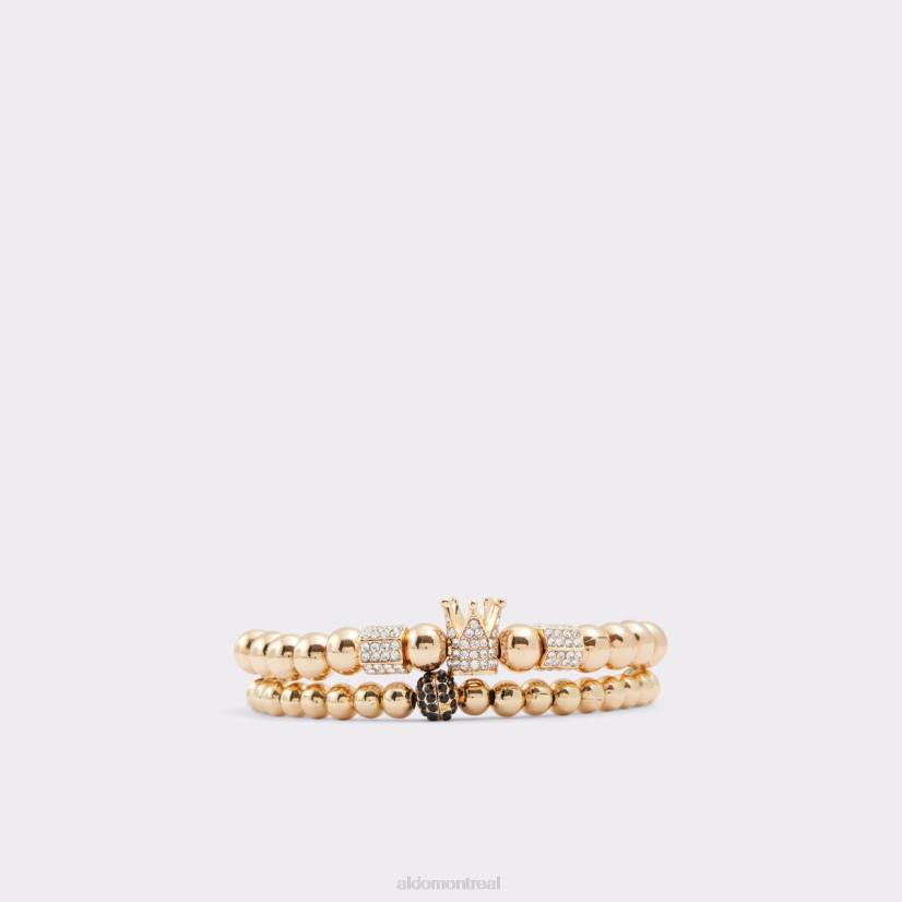 Aldo france chaussures homme VD8R11253 Aldo bracelet lydin fashion noir-or multi