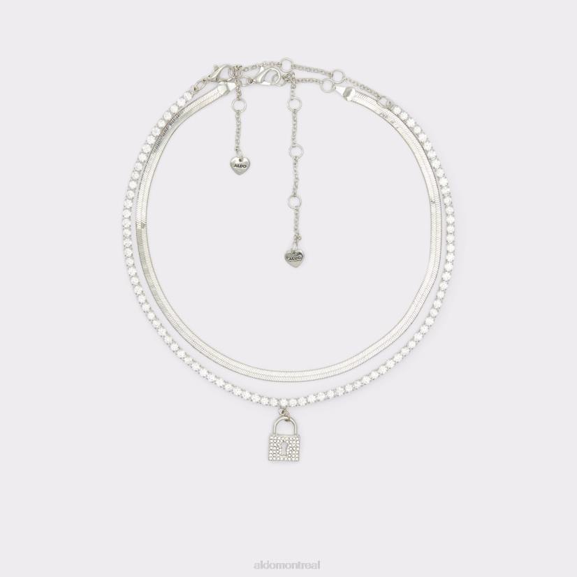 Aldo footwear VD8R10154 Aldo Nouveauté collier rokku mode argent-clair multi