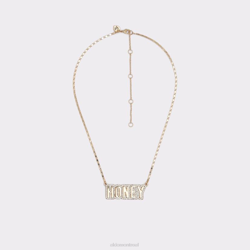 Aldo footwear VD8R10374 Aldo collier multi-miel doré et transparent à la mode