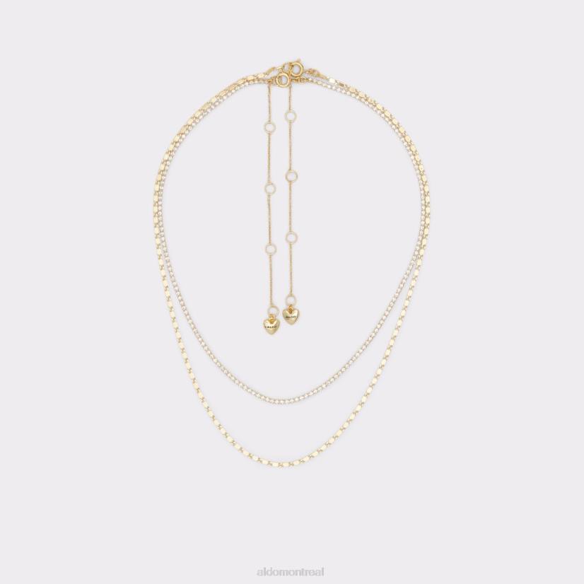 Aldo footwear VD8R10444 Aldo Collier aiila multi nouveauté doré et transparent, à la mode