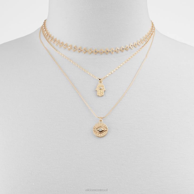 Aldo footwear sale VD8R10295 Aldo collier legdomwen multi-transparent doré à la mode