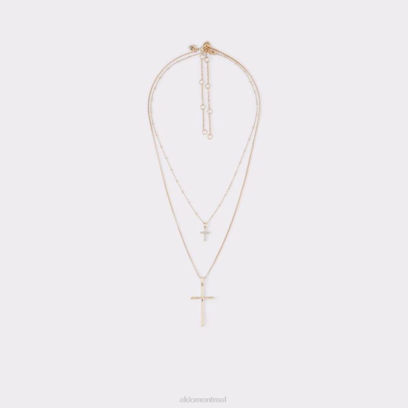 Aldo footwear sale VD8R10540 Aldo collier multi vrigar doré et transparent à la mode