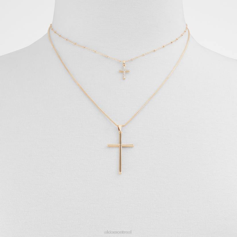 Aldo footwear sale VD8R10540 Aldo collier multi vrigar doré et transparent à la mode